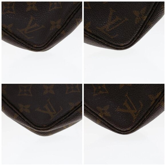 LOUIS VUITTON Monogram Pochette Accessoires Pouch M51980 LV Auth ar9825 - Picture 14 of 16
